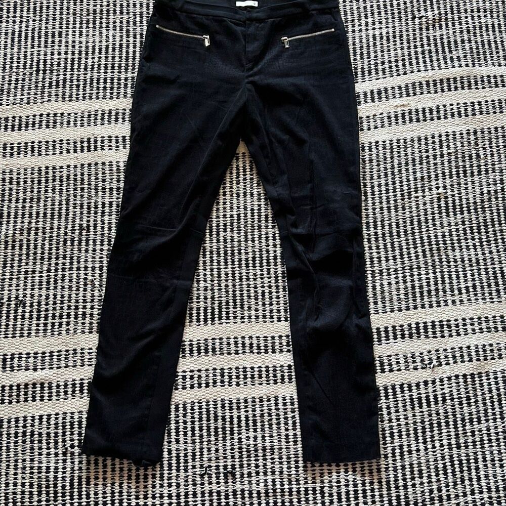 SuperTrash Size 38 ( 6 ) Black pants Suede casual pants